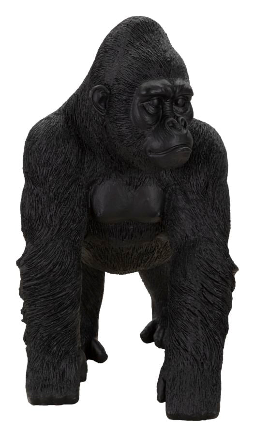 Schwarze Gorillastatue (Moderne Dekoration)