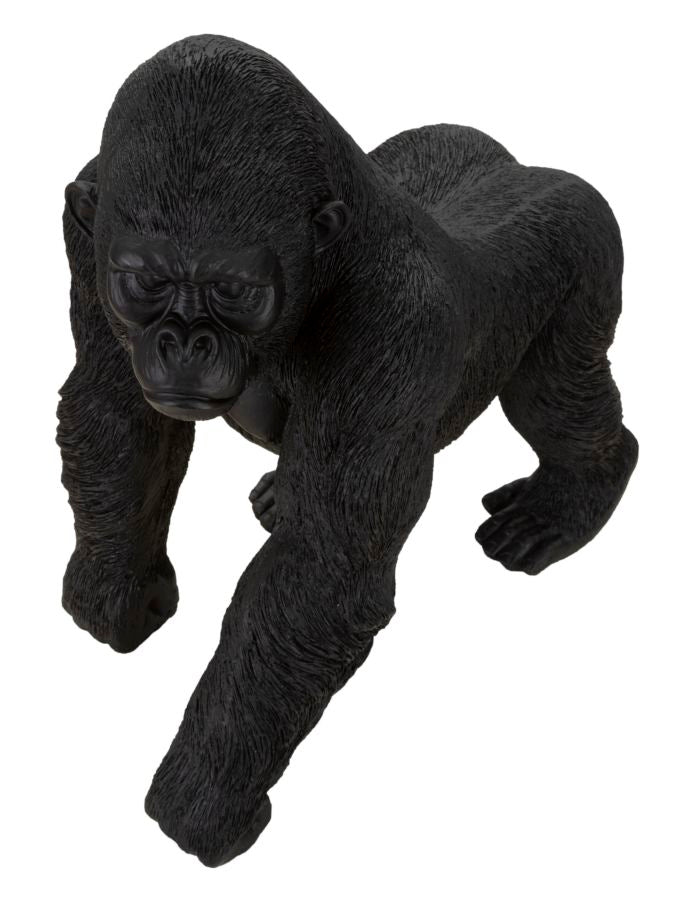 Schwarze Gorillastatue (Moderne Dekoration)