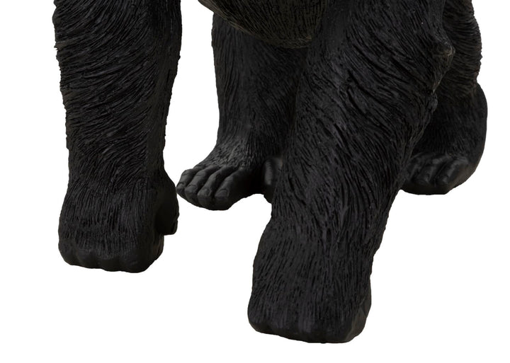 Schwarze Gorillastatue (Moderne Dekoration)