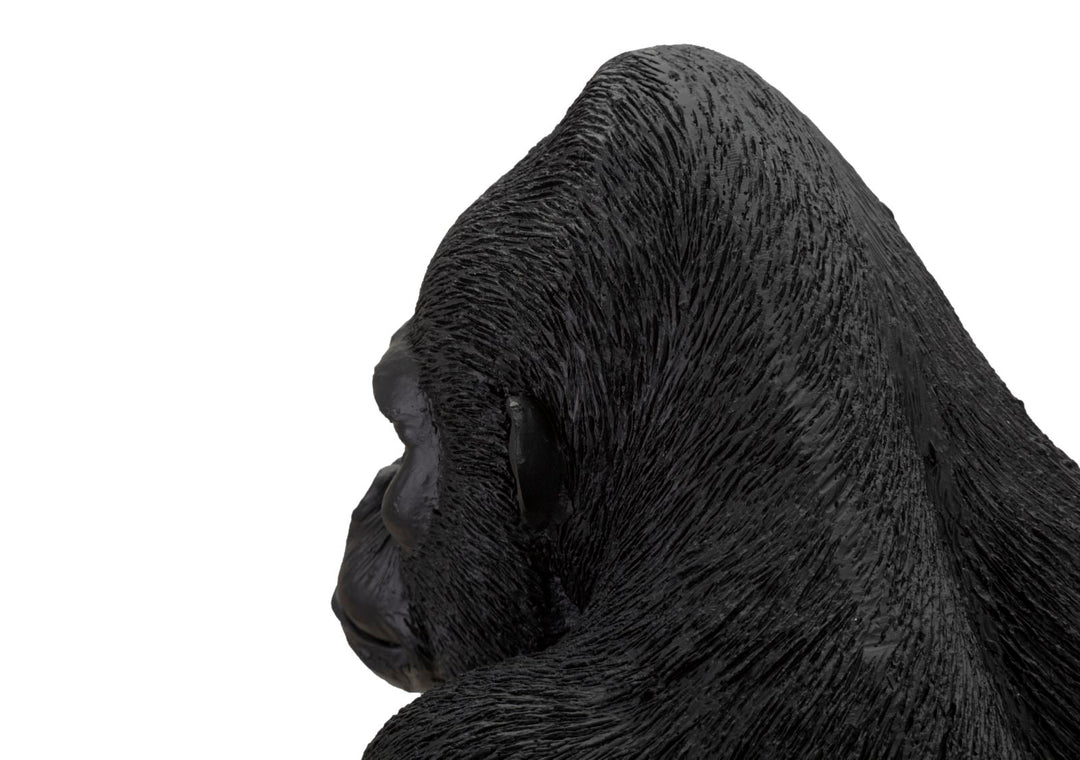 Schwarze Gorillastatue (Moderne Dekoration)
