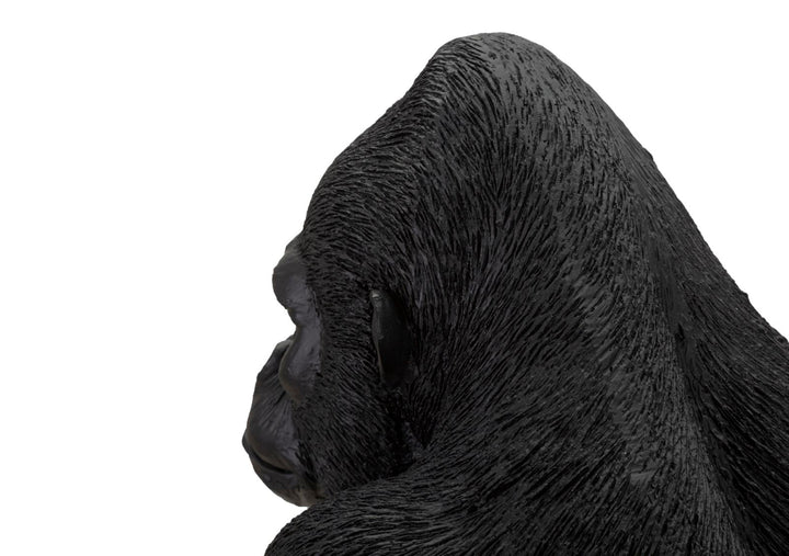 Schwarze Gorillastatue (Moderne Dekoration)