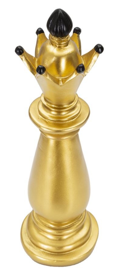 Gold & Schwarz Turm Schachfigur (Moderne Skulptur)
