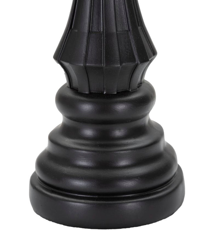 Schwarz & Gold Dame Schachfigur (Moderne Skulptur)