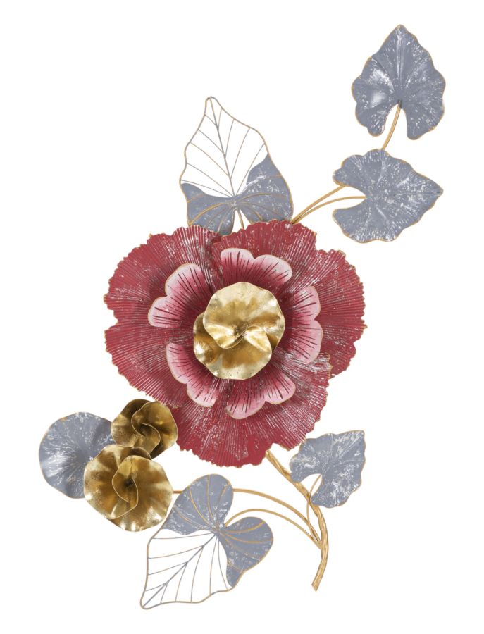 Metall Blume Wanddekoration