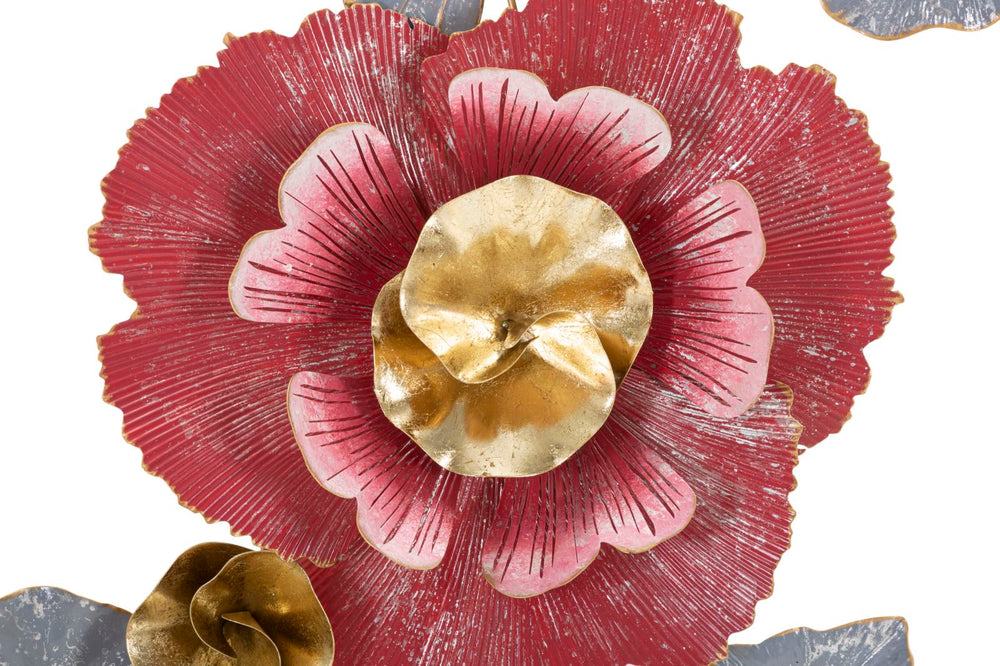 Metall Blume Wanddekoration