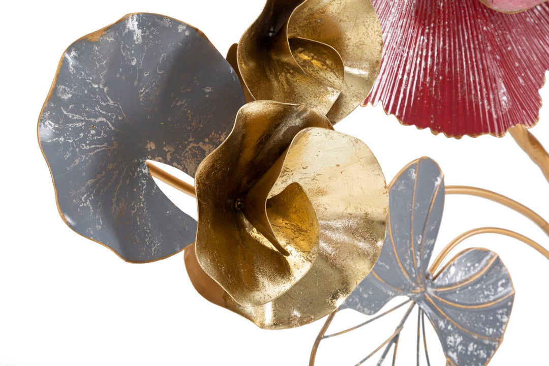 Metall Blume Wanddekoration