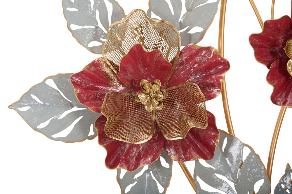 Metall Blume Wanddekoration