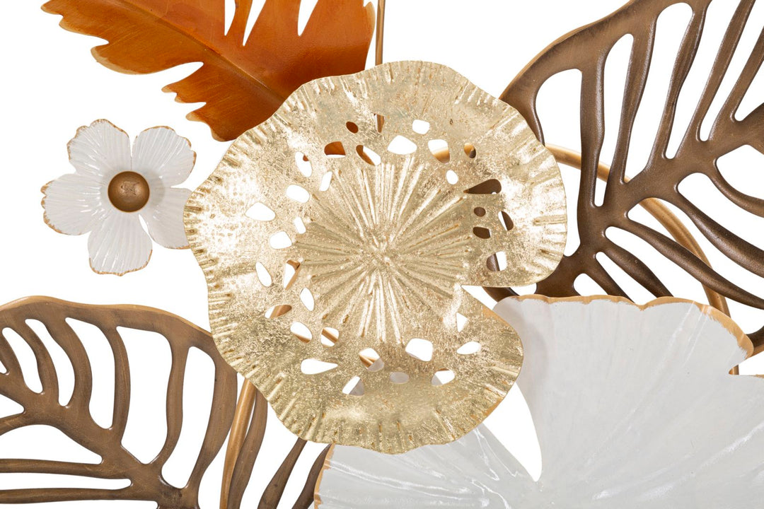 Metall Blume Wanddekoration