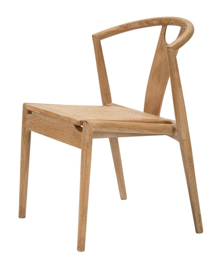 Brauner Holzstuhl im japanischen Stil