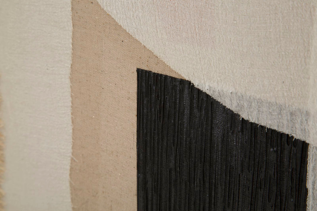 Modernes abstraktes böhmisches geometrisches Wandgemälde