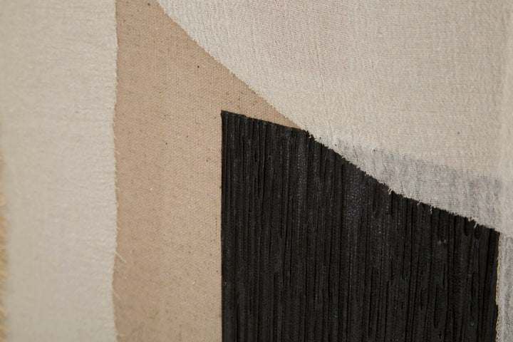 Modernes abstraktes böhmisches geometrisches Wandgemälde