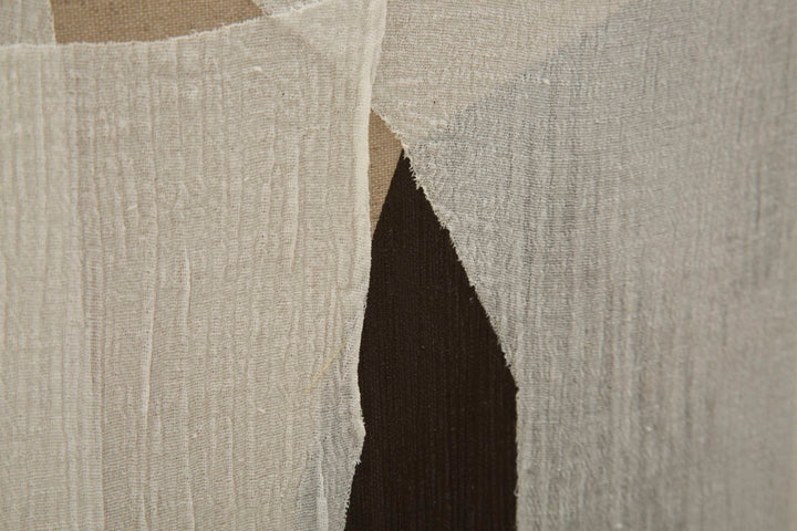 Modernes abstraktes böhmisches geometrisches Wandgemälde
