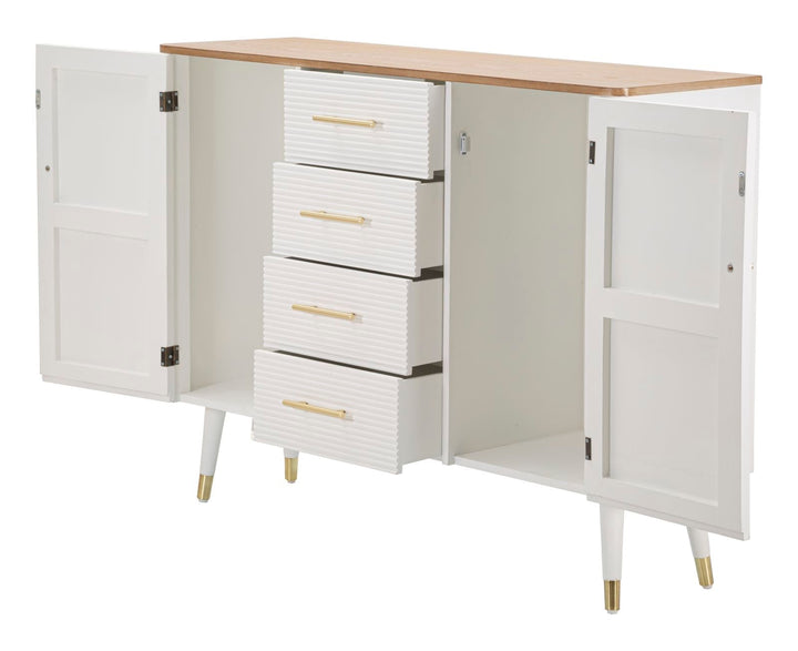 Weiss Holz Schrank Mit Schubladen Matera Aufbewahrung