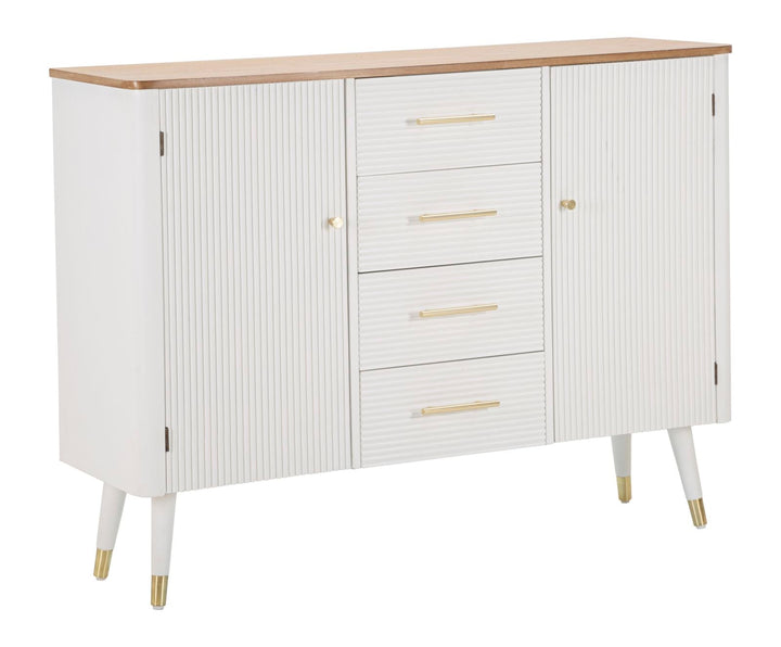Weiss Holz Schrank Mit Schubladen Matera Aufbewahrung