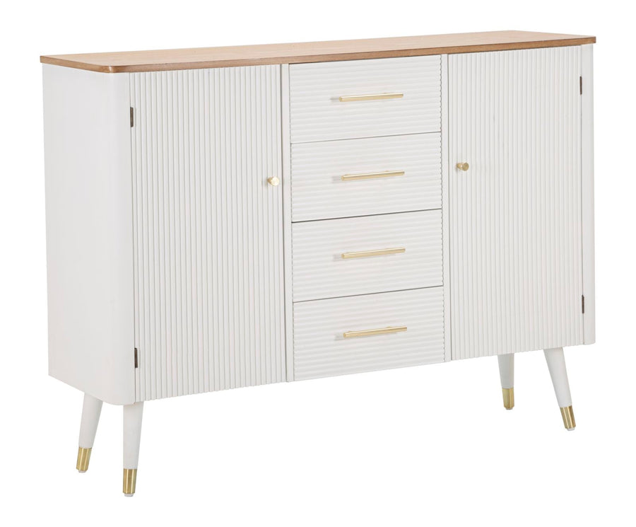 Weiss Holz Schrank Mit Schubladen Matera Aufbewahrung