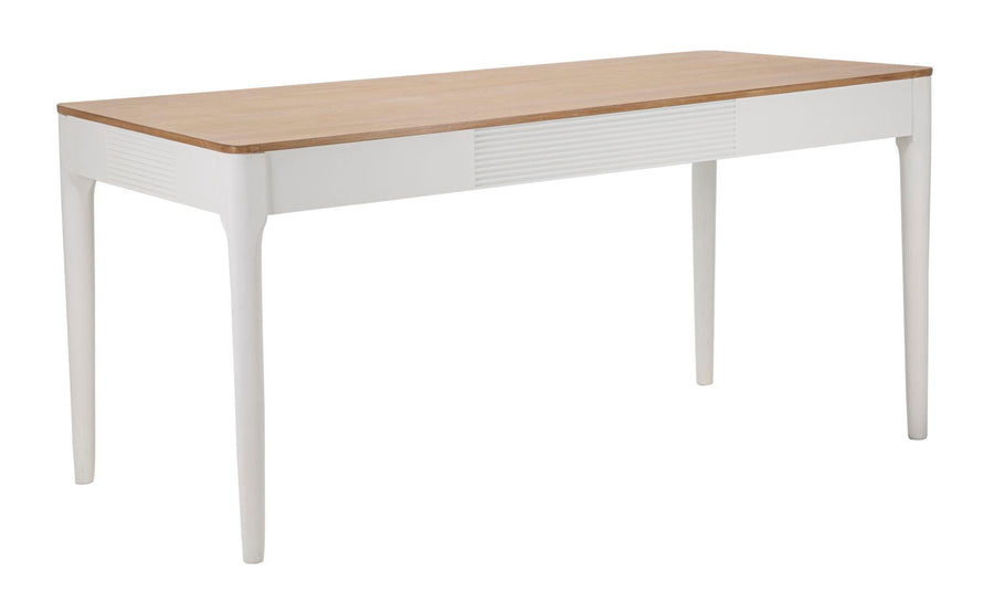 Weiss Holz Esstisch Matera Moderner Stil