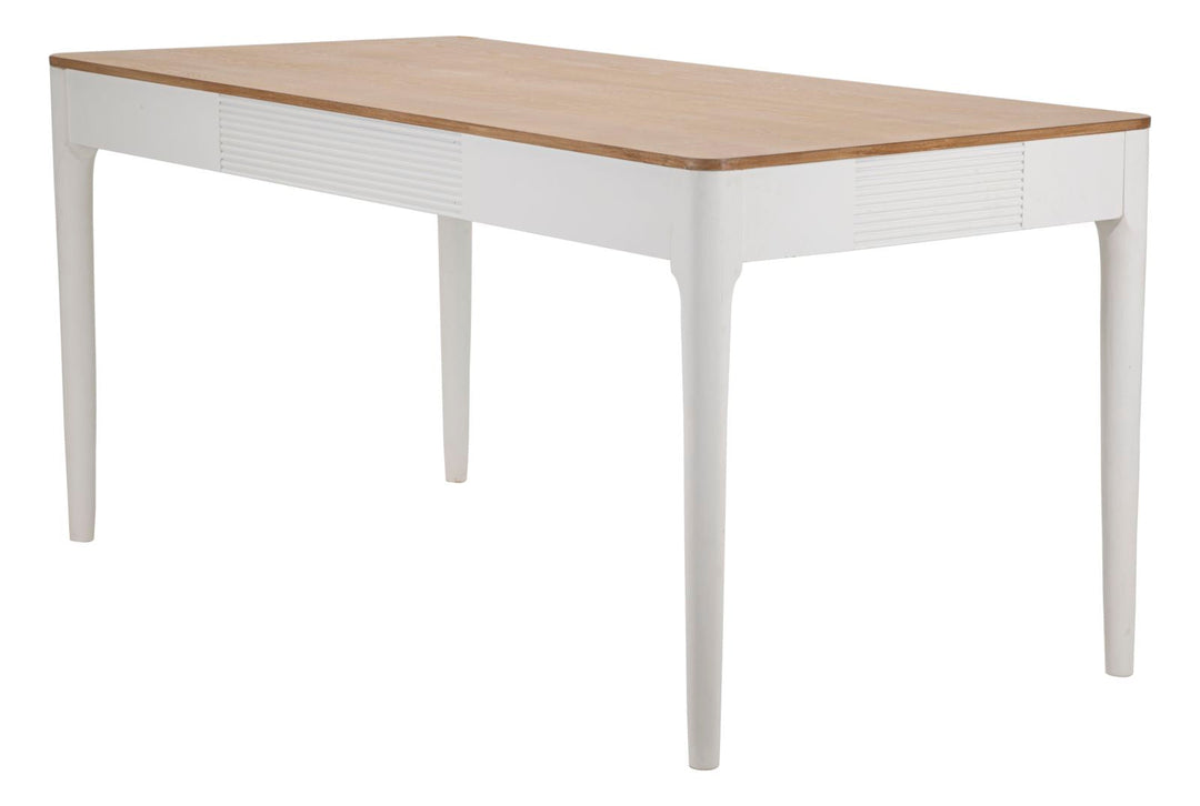Weiss Holz Esstisch Matera Moderner Stil