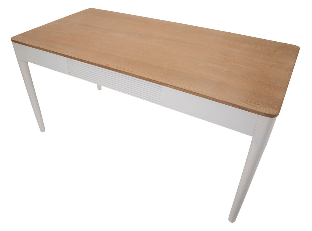 Weiss Holz Esstisch Matera Moderner Stil