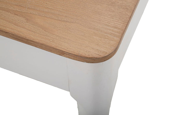 Weiss Holz Esstisch Matera Moderner Stil