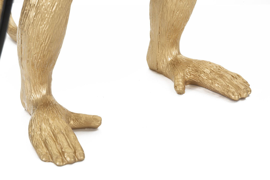 Gold Affe Tischlampe
