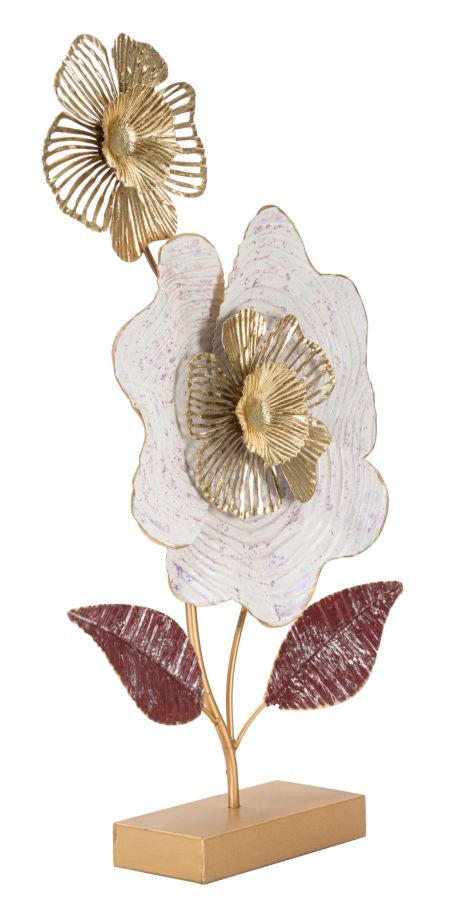 Metall Blumen Dekoration (Moderne Skulptur)
