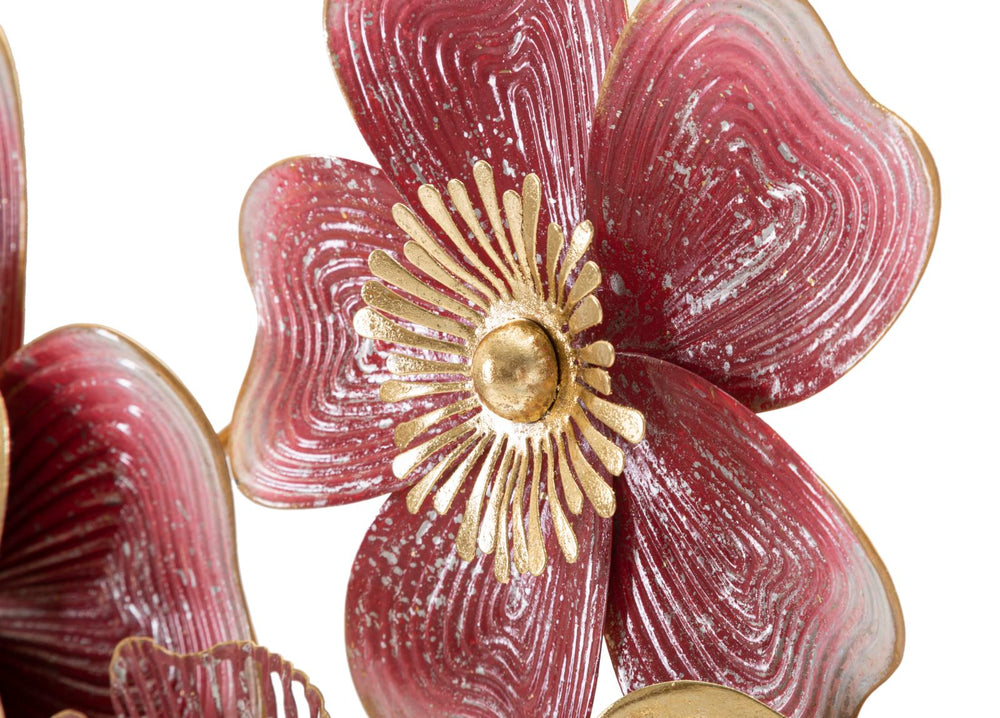 Metall Blume Wanddekoration