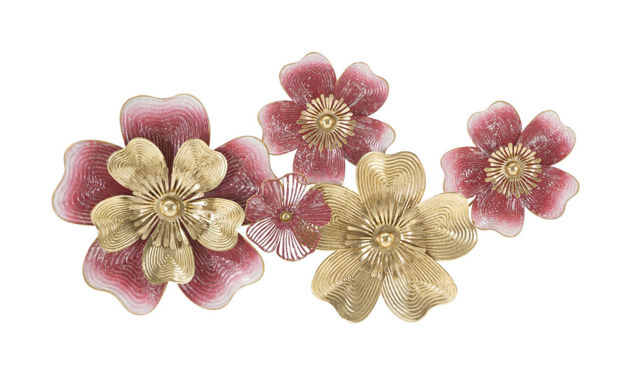 Metall Blume Wanddekoration
