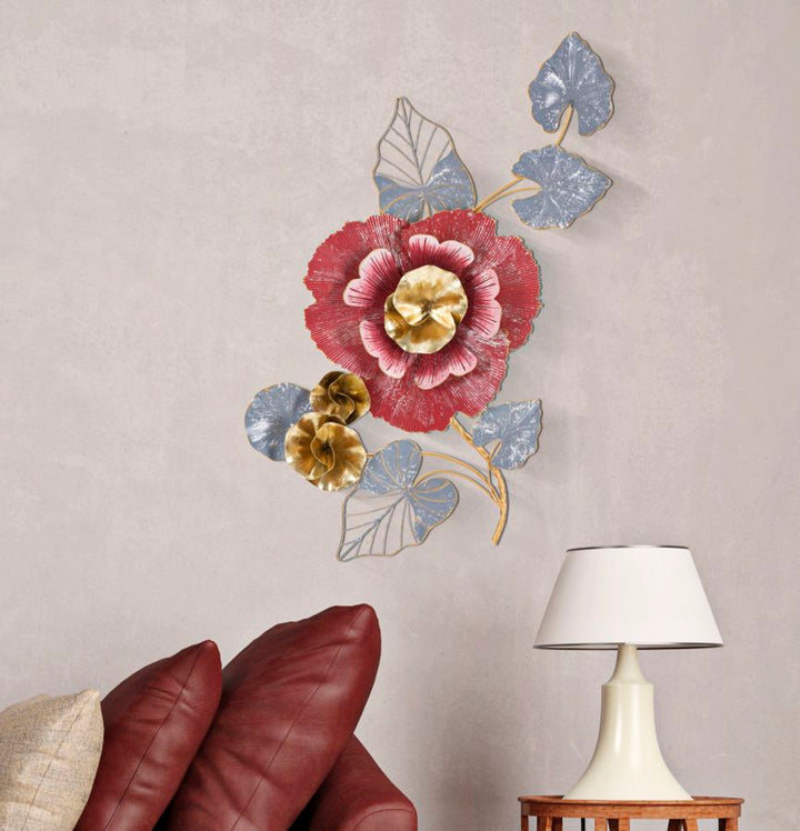 Metall Blume Wanddekoration