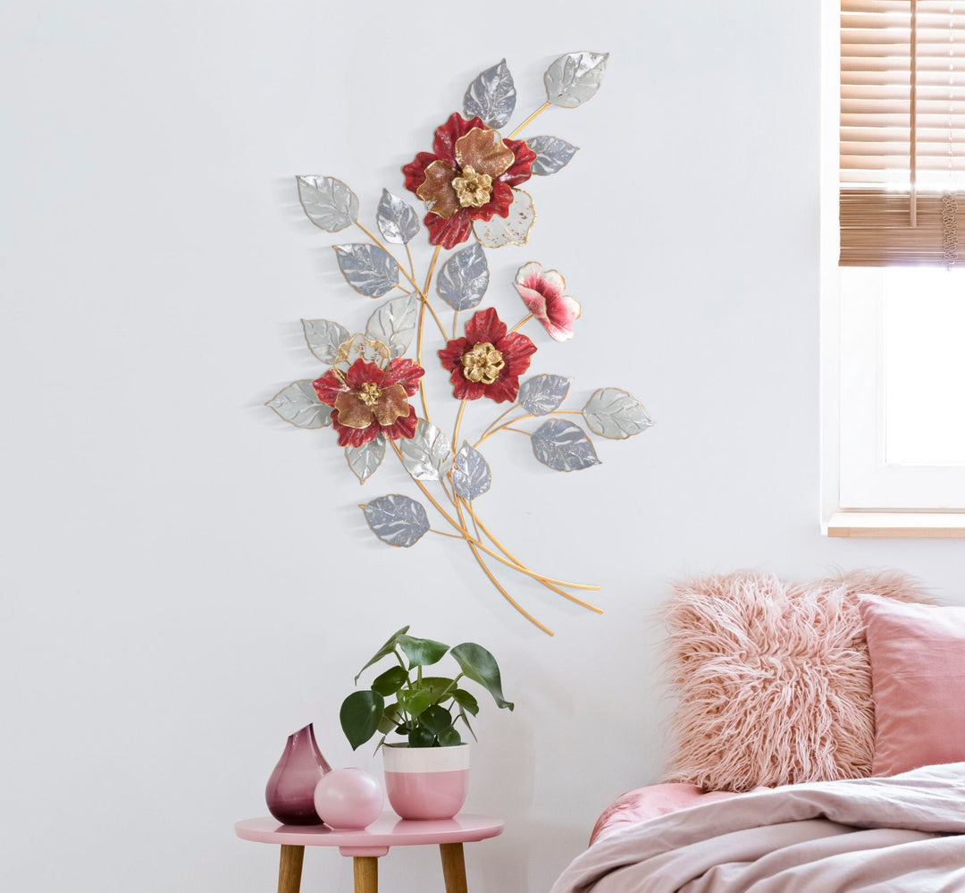 Metall Blume Wanddekoration