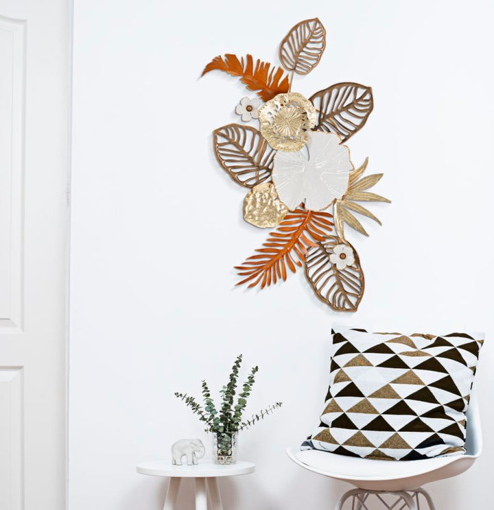 Metall Blume Wanddekoration