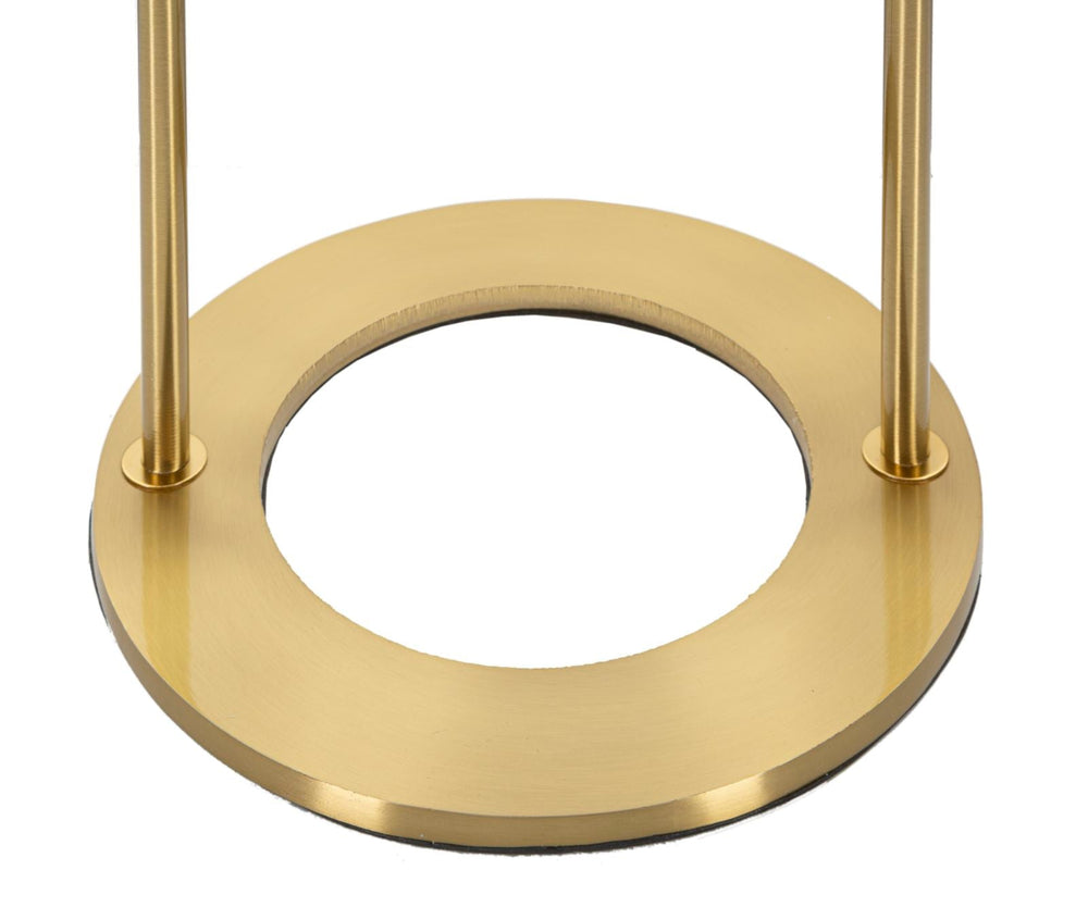 Goldene gewölbte Metall-Tischlampe