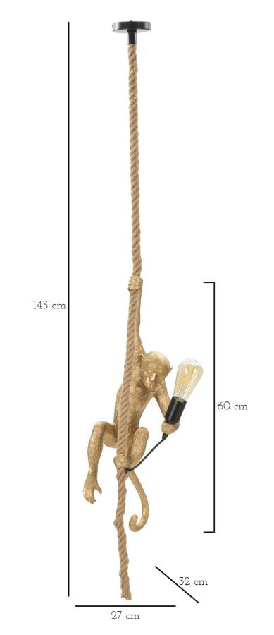 Gold Monkey Deckenleuchte