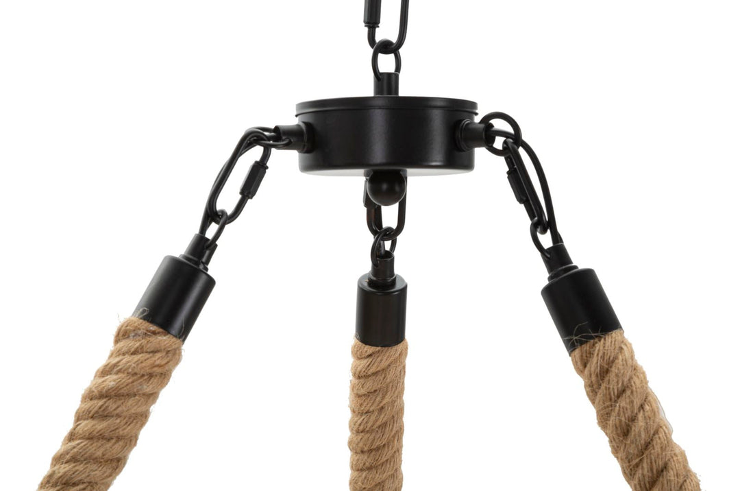 Runde Seil Deckenlampe Metallrahmen Circle Kollektion