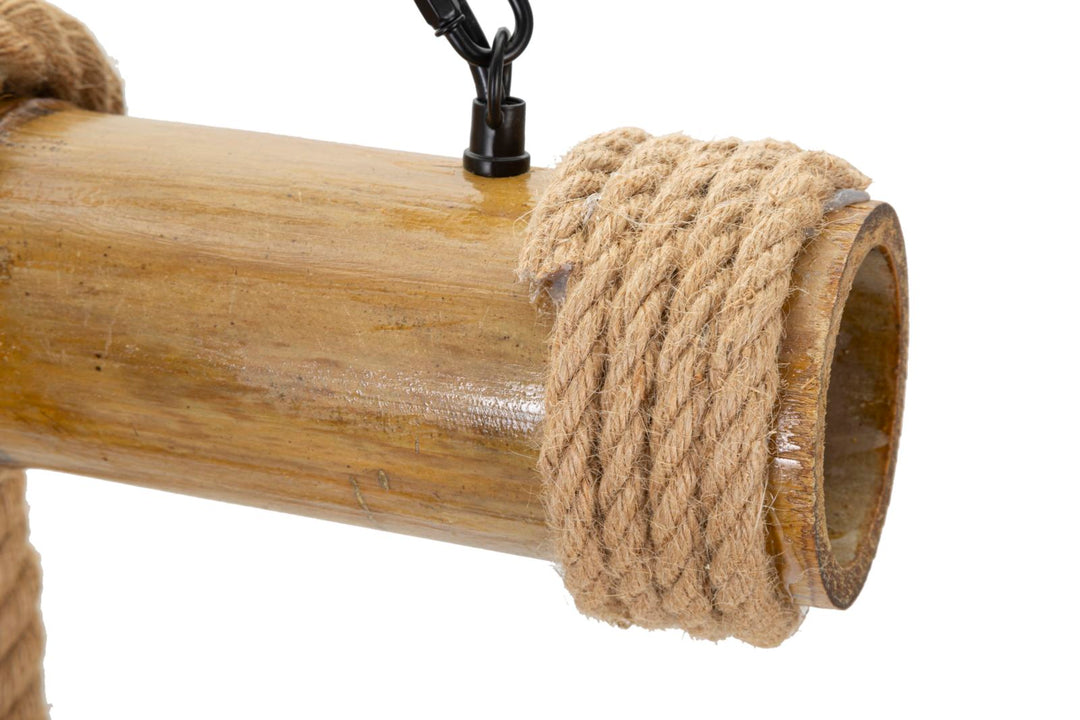 Deckenleuchte aus Bambus und Seil – Natural Hanging Light – The Ancient  Home Germany