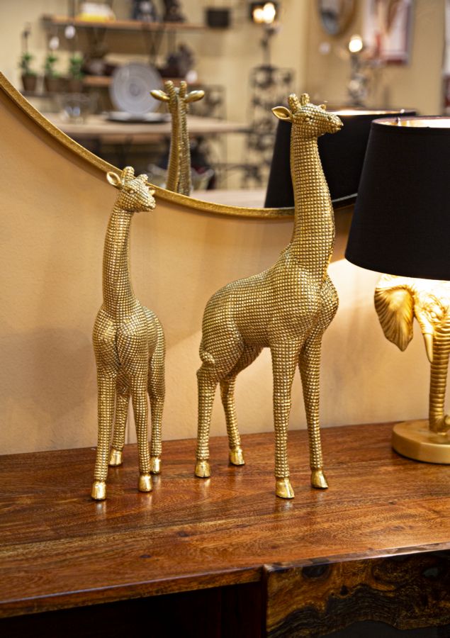 Goldene Giraffe Statue (Moderne Dekoration)