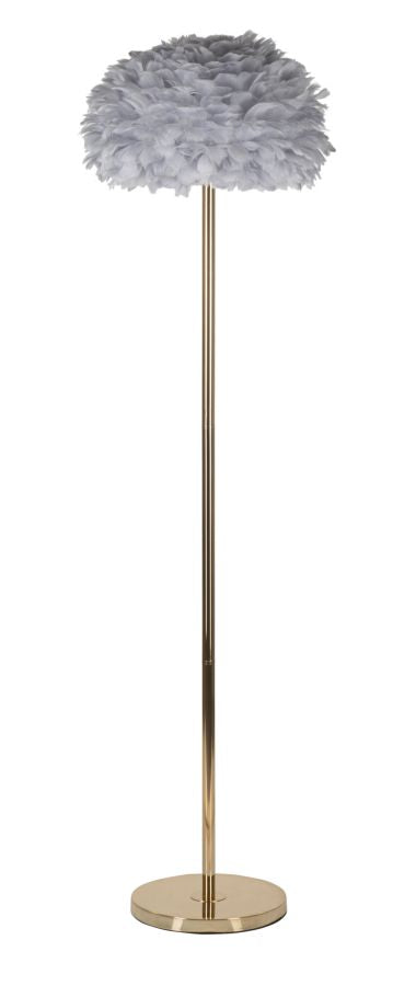Grau Schlanke Stehlampe Federschirm Feathers Kollektion