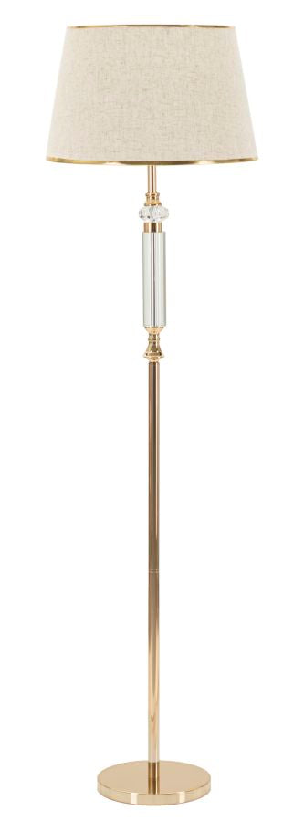 Weiss Stehlampe Stoffschirm Praga Klassischer Stil