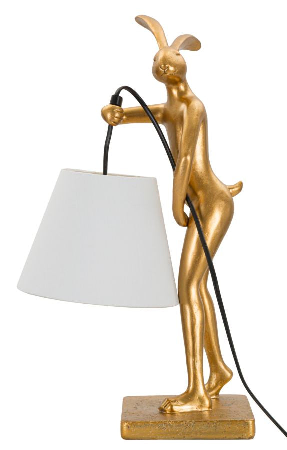 Braun Tribal Tischlampe Stoffschirm Zeitgenoessisches Design