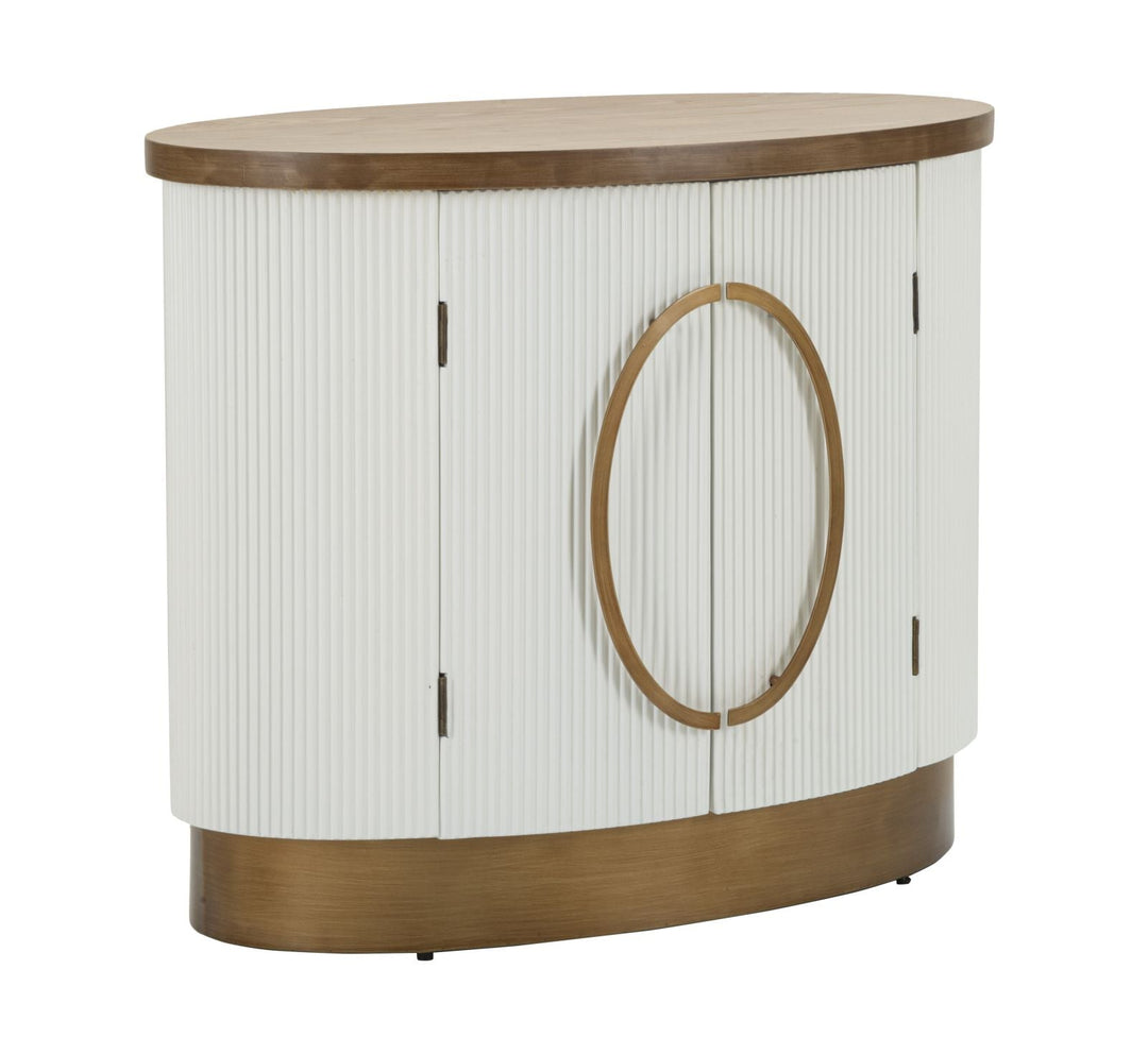 Weiss 2 Tuer Schrank Holz Akzente Tolosa Kollektion