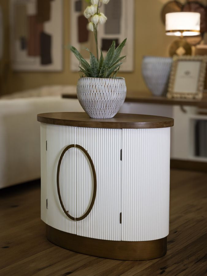Weiss 2 Tuer Schrank Holz Akzente Tolosa Kollektion