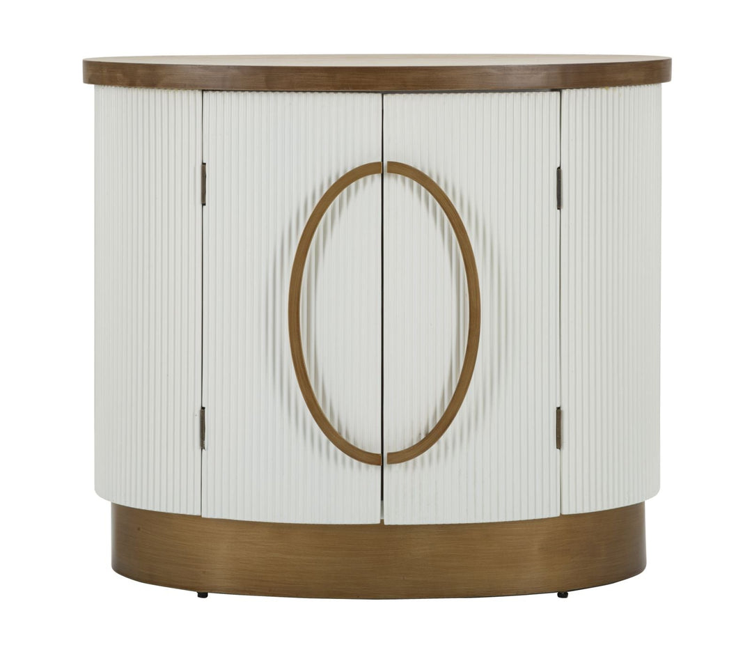 Weiss 2 Tuer Schrank Holz Akzente Tolosa Kollektion