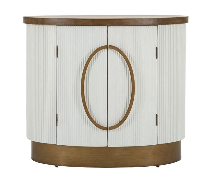 Weiss 2 Tuer Schrank Holz Akzente Tolosa Kollektion