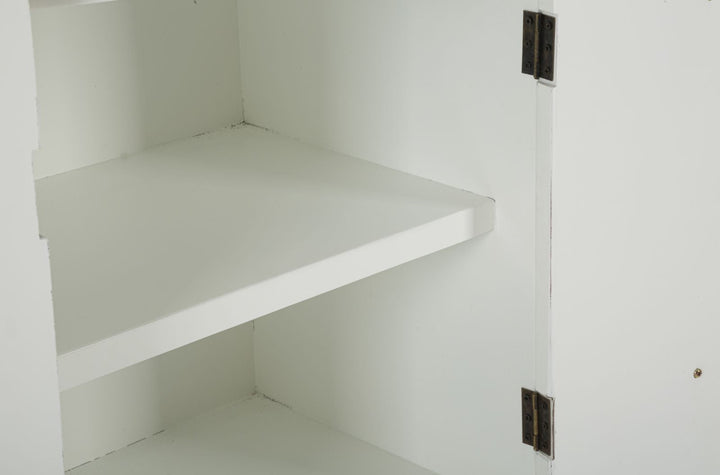 Weiss 2 Tuer Schrank Holz Akzente Tolosa Kollektion