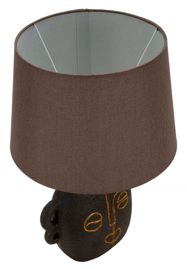 Mehrfarbige moderne Tischlampe mit Stoffschirm (Color Kollektion)