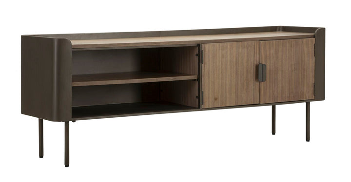 Holz TV Board Mit Stauraum Toronto Lowboard