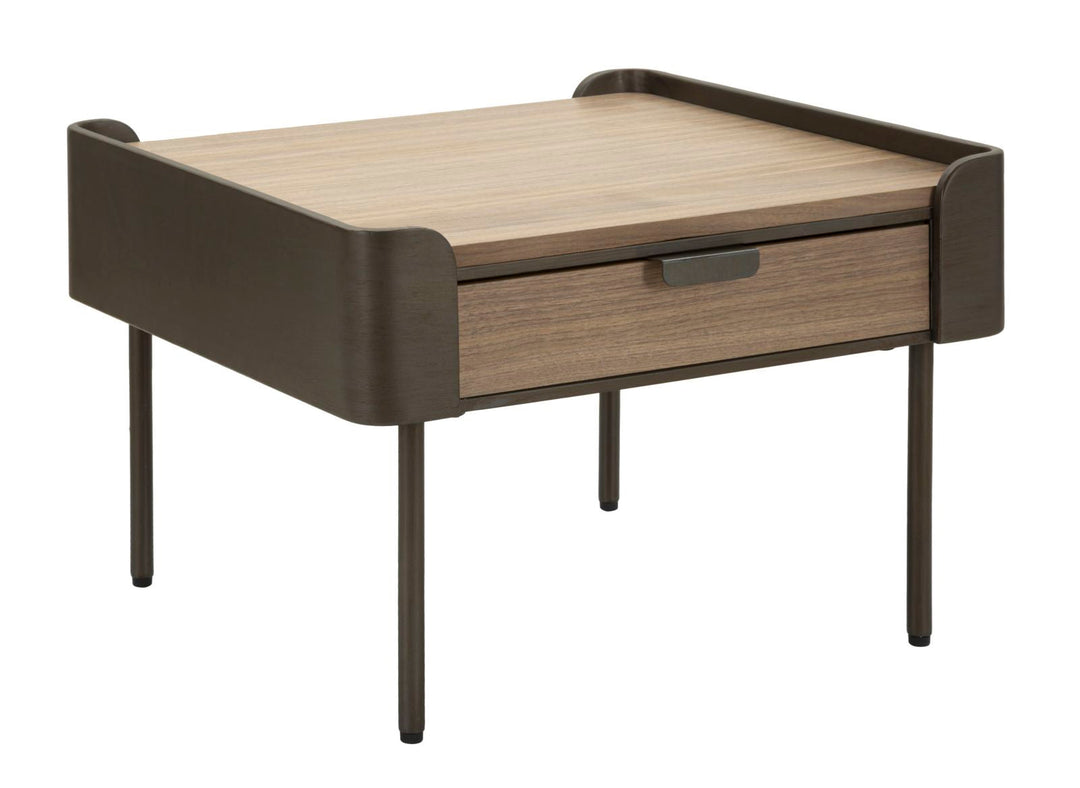 Holz Couchtisch Mit Schubladen Toronto Wohnzimmer