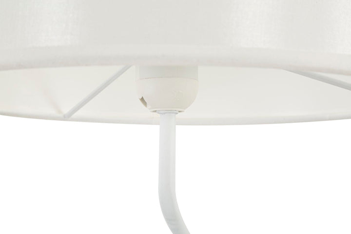 Gold Taenzer Skulptur Tischlampe Stoffschirm Elegantes Design