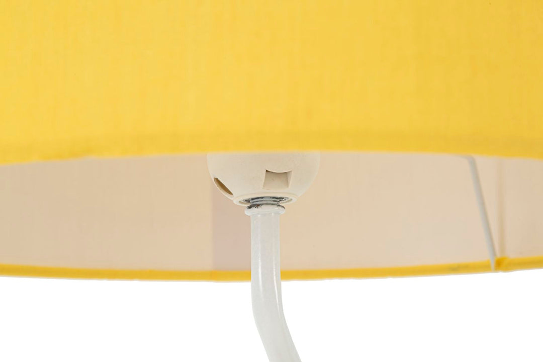 Gelb Moderne Tischlampe Stoffschirm Color Kollektion