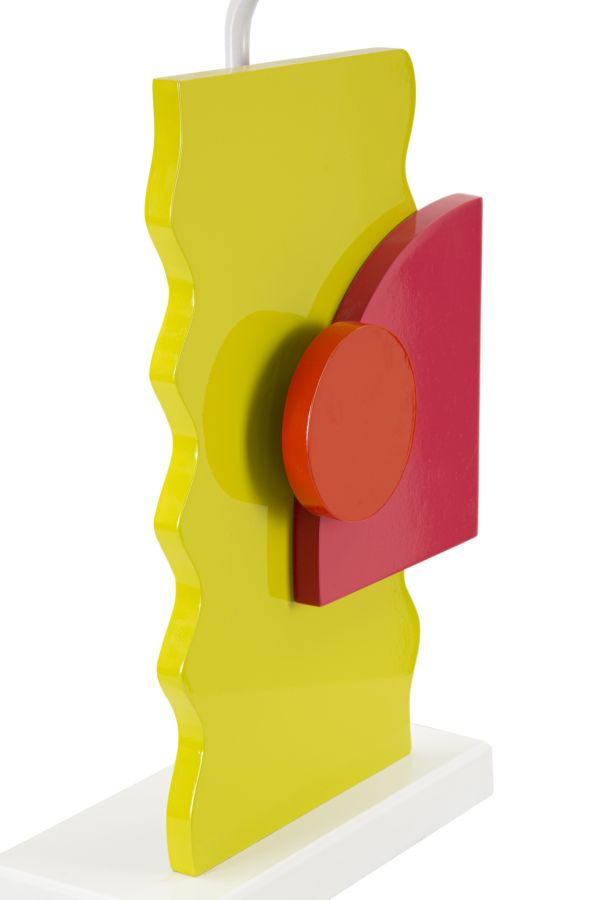 Orange Moderne Tischlampe Stoffschirm Color Kollektion