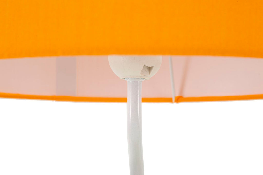 Orange Moderne Tischlampe Stoffschirm Color Kollektion
